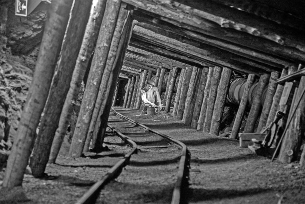Museo Minero de Escucha, en el interior de la antigua mina de lignito, llamada «Se Verá». Escucha. Teruel 2018