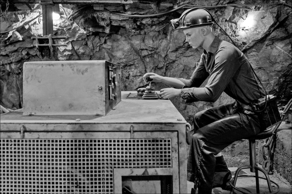 Museo Minero de Escucha, en el interior de la antigua mina de lignito, llamada «Se Verá». Escucha. Teruel 2018