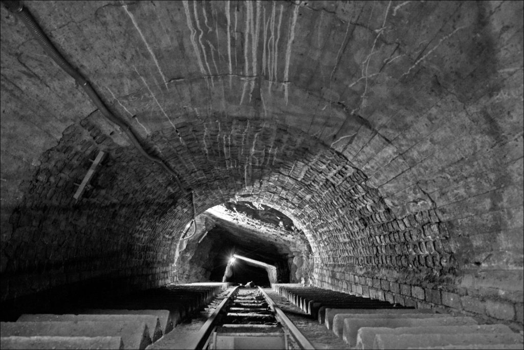 Museo Minero de Escucha, en el interior de la antigua mina de lignito, llamada «Se Verá». Escucha. Teruel 2018