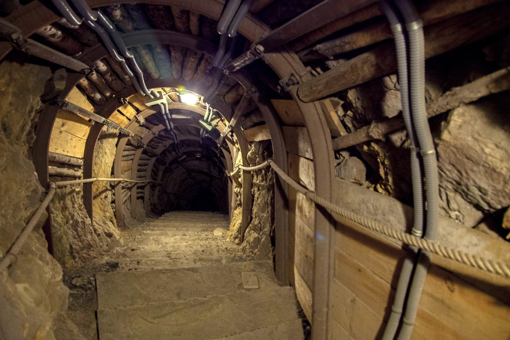 Museo Minero de Escucha, en el interior de la antigua mina de lignito, llamada «Se Verá». Escucha. Teruel 2018