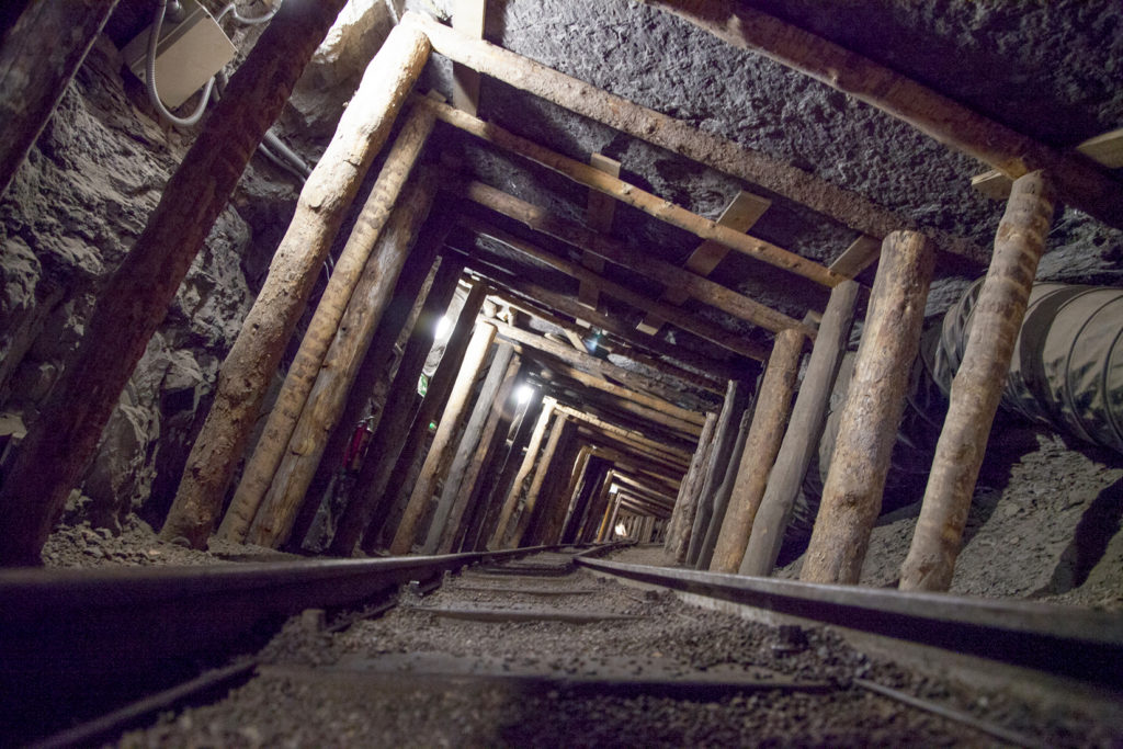Museo Minero de Escucha, en el interior de la antigua mina de lignito, llamada «Se Verá». Escucha. Teruel 2018