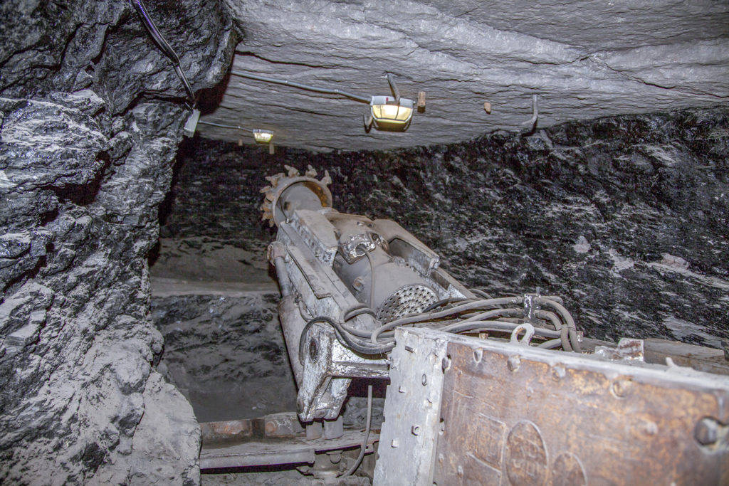 Museo Minero de Escucha, en el interior de la antigua mina de lignito, llamada «Se Verá». Escucha. Teruel 2018