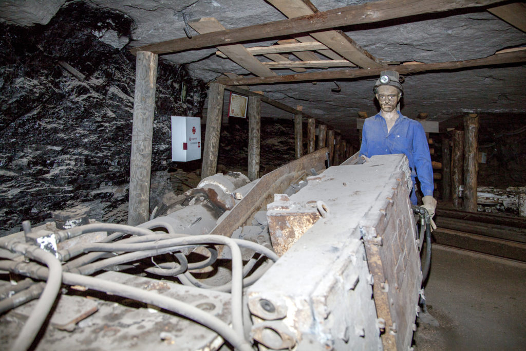 Museo Minero de Escucha, en el interior de la antigua mina de lignito, llamada «Se Verá». Escucha. Teruel 2018