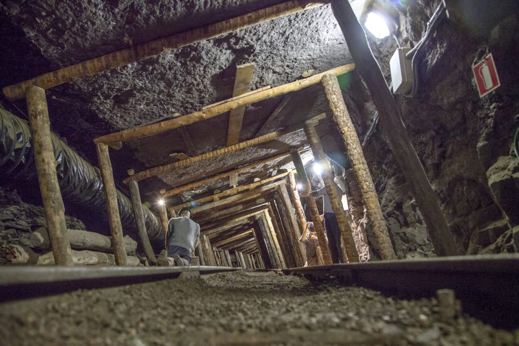 Museo Minero de Escucha, en el interior de la antigua mina de lignito, llamada «Se Verá». Escucha. Teruel 2018