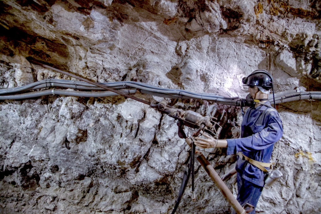 Museo Minero de Escucha, en el interior de la antigua mina de lignito, llamada «Se Verá». Escucha. Teruel 2018