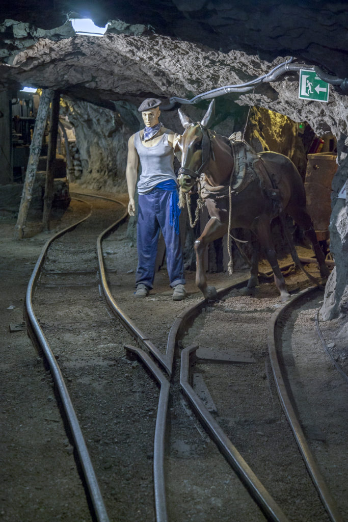 Museo Minero de Escucha, en el interior de la antigua mina de lignito, llamada «Se Verá». Escucha. Teruel 2018