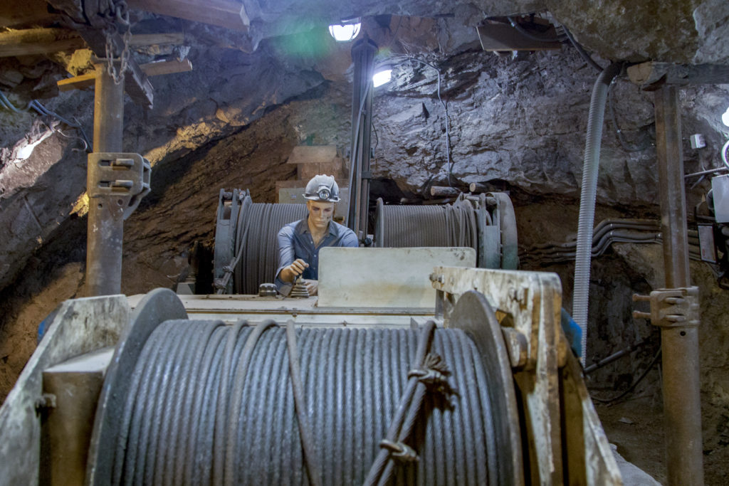 Museo Minero de Escucha, en el interior de la antigua mina de lignito, llamada «Se Verá». Escucha. Teruel 2018