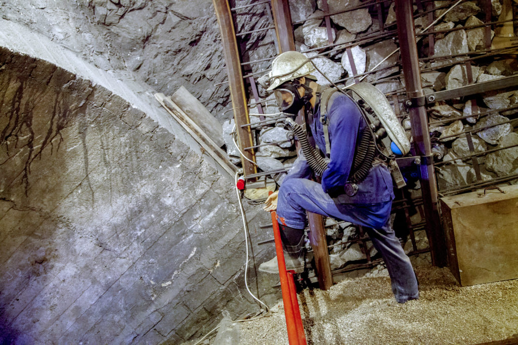 Museo Minero de Escucha, en el interior de la antigua mina de lignito, llamada «Se Verá». Escucha. Teruel 2018