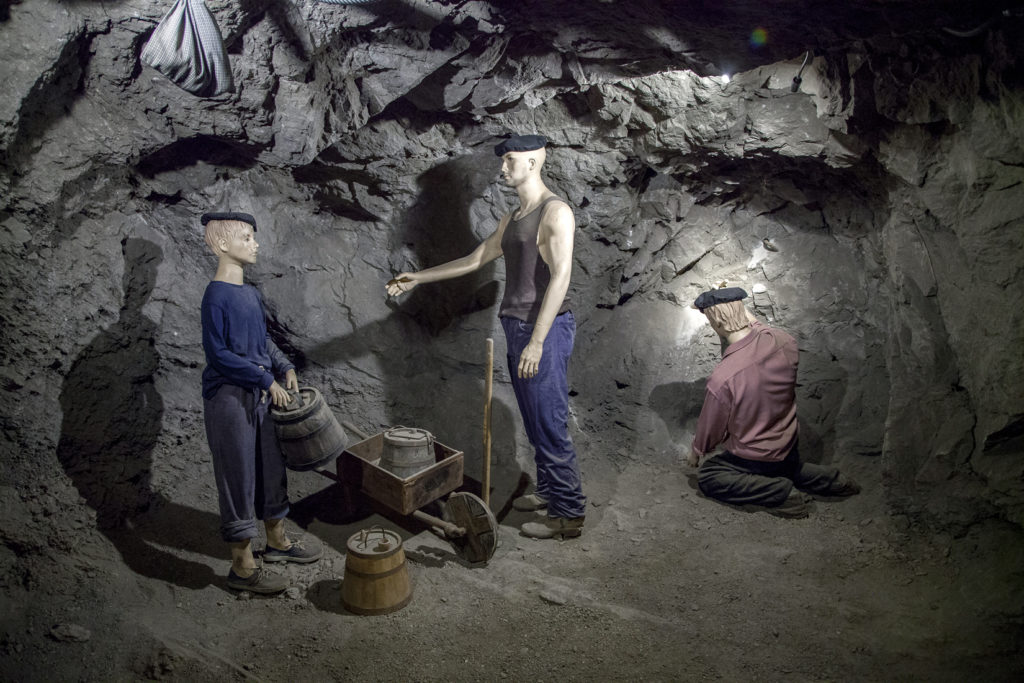 Museo Minero de Escucha, en el interior de la antigua mina de lignito, llamada «Se Verá». Escucha. Teruel 2018