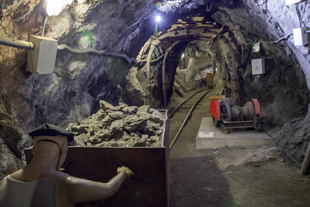 Museo Minero de Escucha, en el interior de la antigua mina de lignito, llamada «Se Verá». Escucha. Teruel 2018