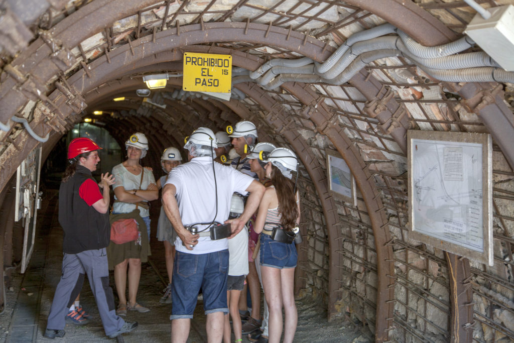 Museo Minero de Escucha, en el interior de la antigua mina de lignito, llamada «Se Verá». Escucha. Teruel 2018