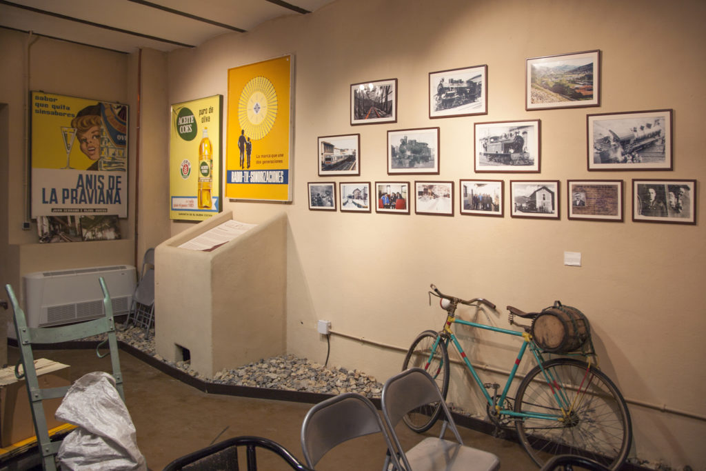 Museo del Ferroviario, ubicado en el antiguo economato del Ferrocarril de La Robla-Bilbao. Cistierna. León 2018