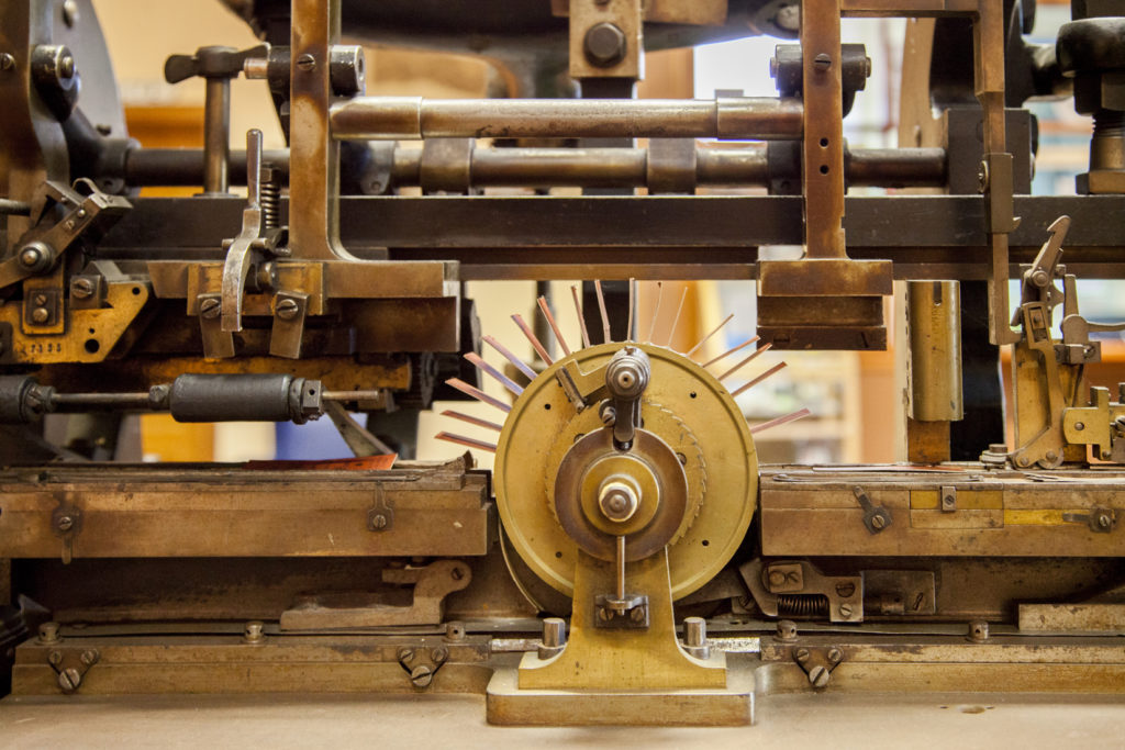 Museo del Ferroviario, ubicado en el antiguo economato del Ferrocarril de La Robla-Bilbao. Cistierna. León 2018