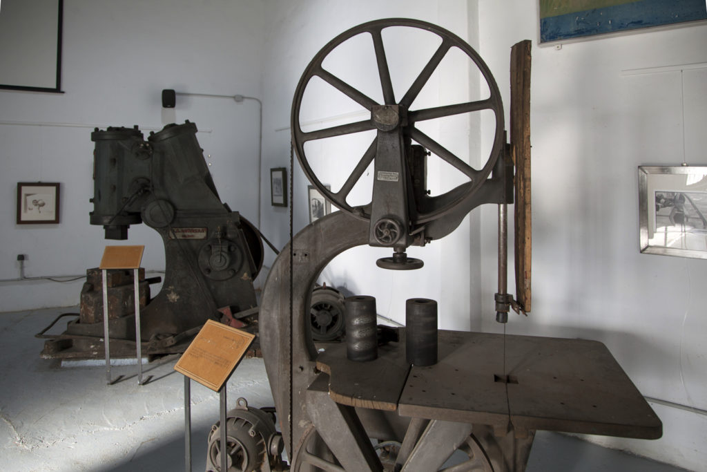 Museo del Ferroviario, ubicado en el antiguo economato del Ferrocarril de La Robla-Bilbao. Cistierna. León 2018
