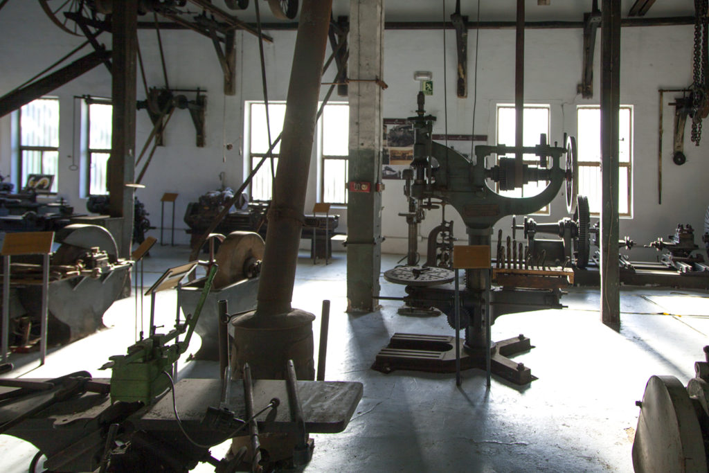 Museo del Ferroviario, ubicado en el antiguo economato del Ferrocarril de La Robla-Bilbao. Cistierna. León 2018