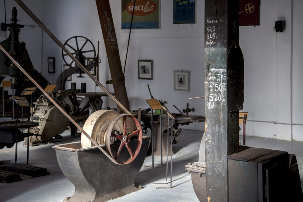Museo del Ferroviario, ubicado en el antiguo economato del Ferrocarril de La Robla-Bilbao. Cistierna. León 2018