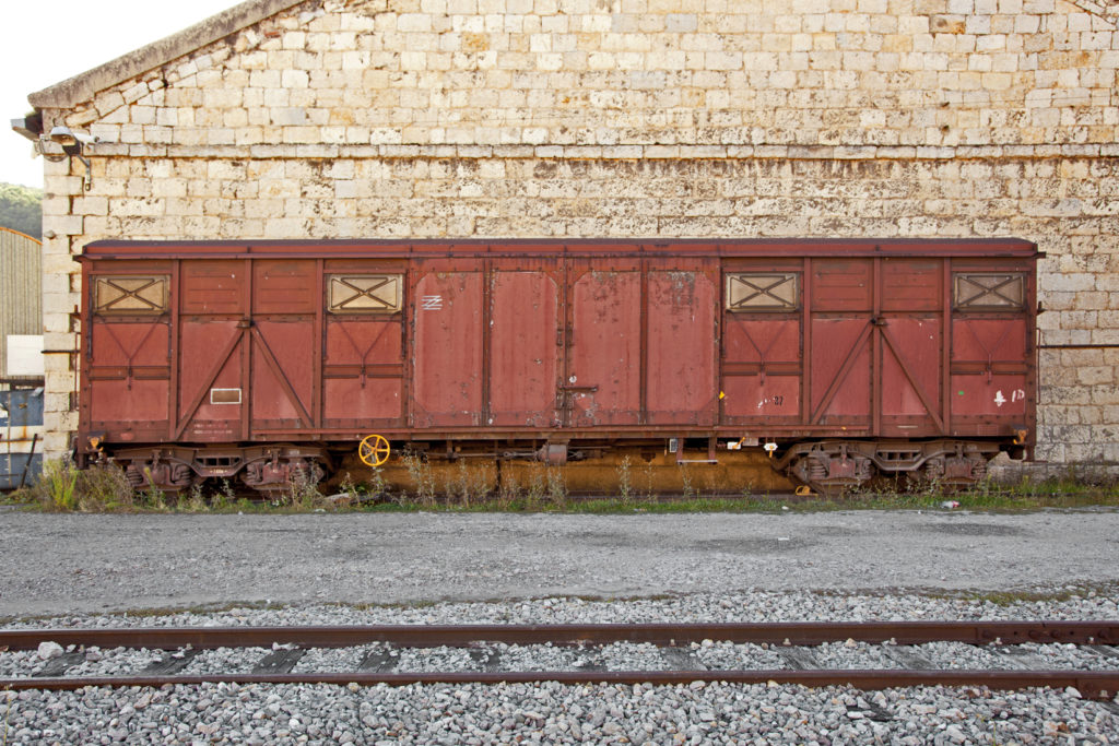 Museo del Ferroviario, ubicado en el antiguo economato del Ferrocarril de La Robla-Bilbao. Cistierna. León 2018
