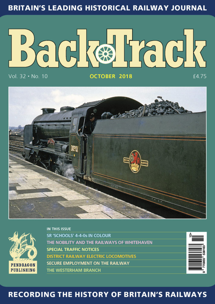 Portada de la revista Back Track. Octubre 2018