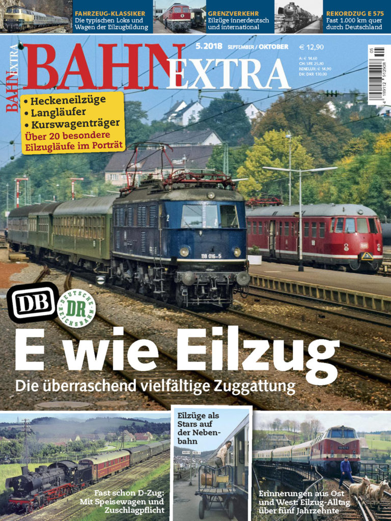 Portada de la revista Bahn Extra. Septiembre – Octubre 2018