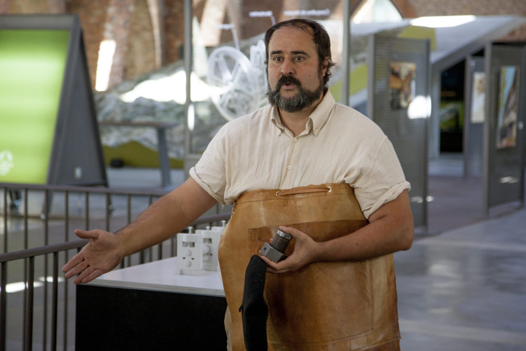 Visita teatralizada al Museo de la Siderurgia y la Minería de Castilla y León. Sabero. León 2018
