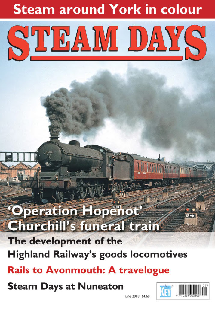 Portada de la revista Steam Days. Junio de 2018.