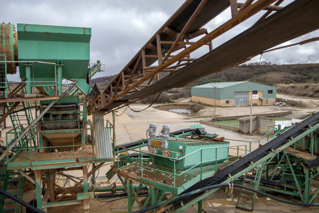 Aricalsa. Cantera de áridos.  Soto y Amio. Leon 2018