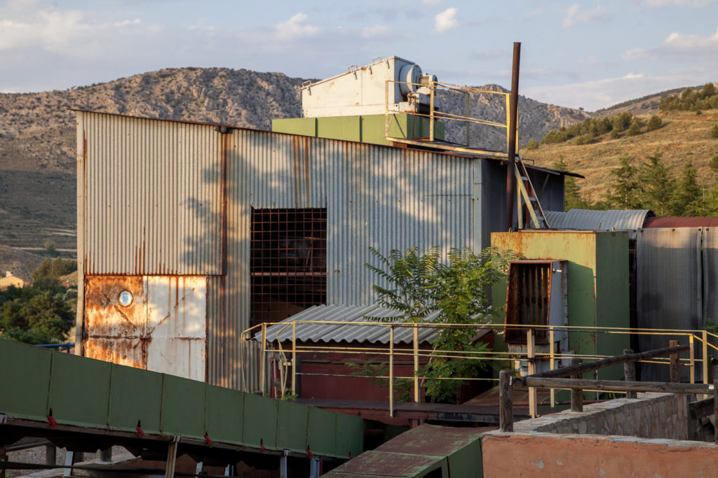 Pozo Santa Barbara. Parque Temático de la Minería y el Ferrocarril. Utrillas. Teruel 2018