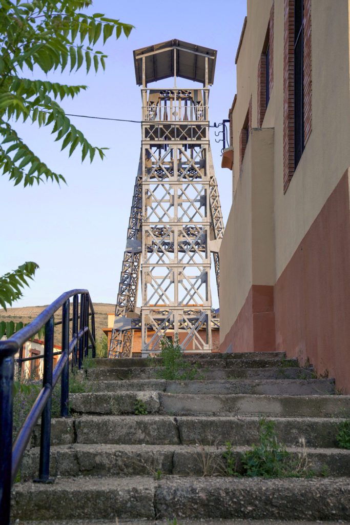 Pozo Santa Barbara. Parque Temático de la Minería y el Ferrocarril. Utrillas. Teruel 2018