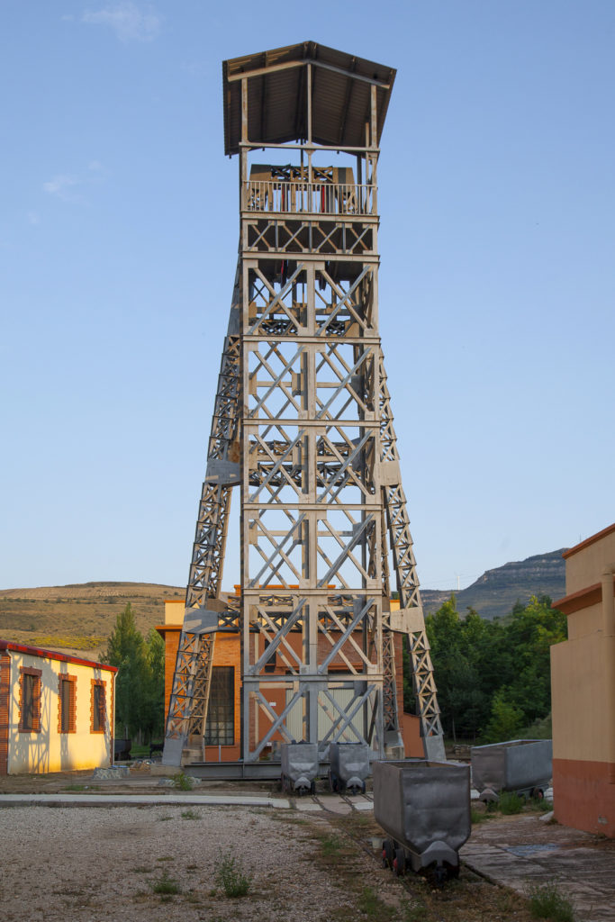 Pozo Santa Barbara. Parque Temático de la Minería y el Ferrocarril. Utrillas. Teruel 2018