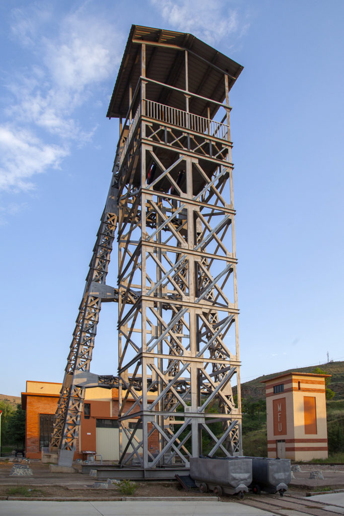Pozo Santa Barbara. Parque Temático de la Minería y el Ferrocarril. Utrillas. Teruel 2018