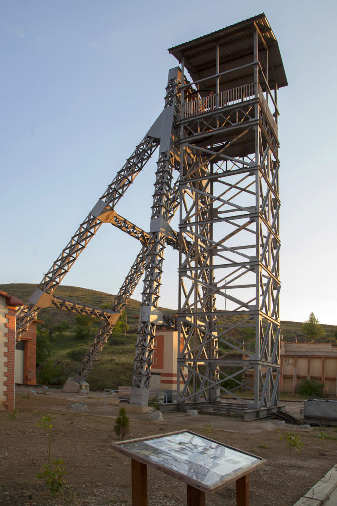 Pozo Santa Barbara. Parque Temático de la Minería y el Ferrocarril. Utrillas. Teruel 2018