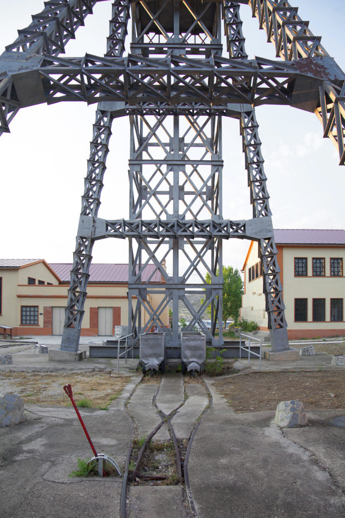 Pozo Santa Barbara. Parque Temático de la Minería y el Ferrocarril. Utrillas. Teruel 2018