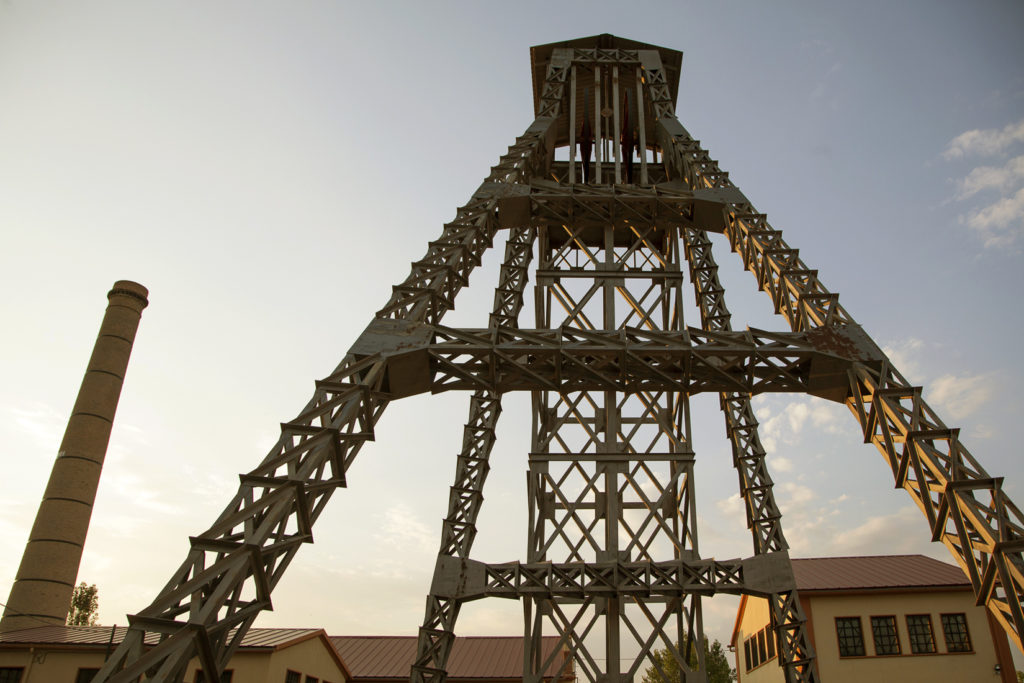 Pozo Santa Barbara. Parque Temático de la Minería y el Ferrocarril. Utrillas. Teruel 2018