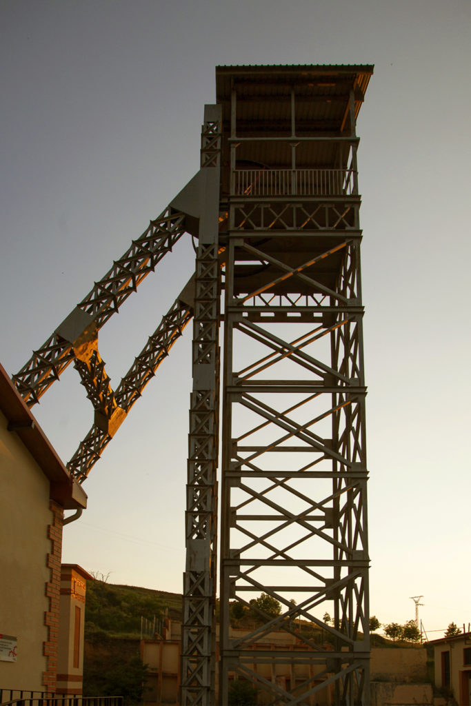 Pozo Santa Barbara. Parque Temático de la Minería y el Ferrocarril. Utrillas. Teruel 2018
