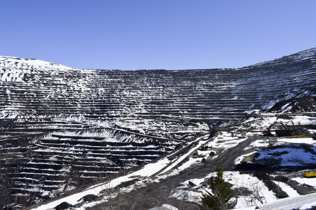 Corta del Cielo abierto, Pozo Aurelio del Valle de la Hullera vasco Leonesa. Grupo Tabliza. Santa Lucia de Gordon. Leon 2018