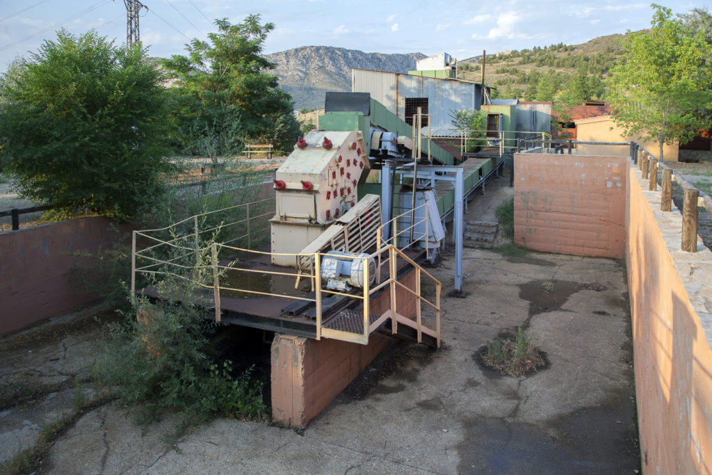 Pozo Santa Barbara. Parque Temático de la Minería y el Ferrocarril. Utrillas. Teruel 2018