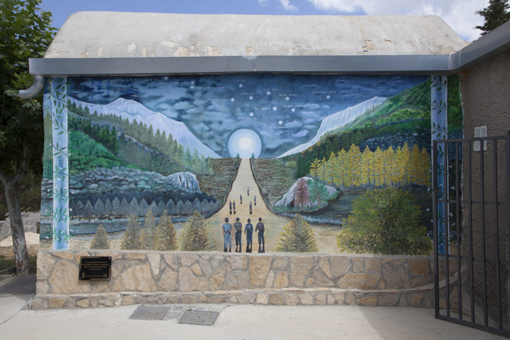 Mural. Museo Minero de Escucha. Teruel 2018