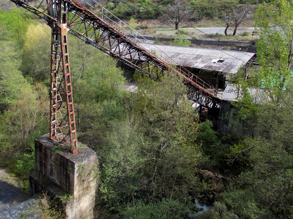 Instalaciones abandonadas de la Mina de Viloria Hermanos. Torre del Bierzo. León. 2017