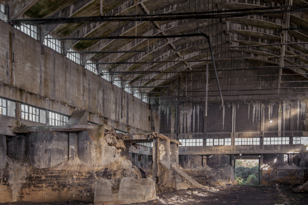 Instalaciones abandonadas de la Factoría de Nitrastur. Langreo. Asturias 2016