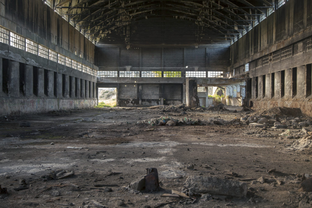 Instalaciones abandonadas de la Factoría de Nitrastur. Langreo. Asturias 2016