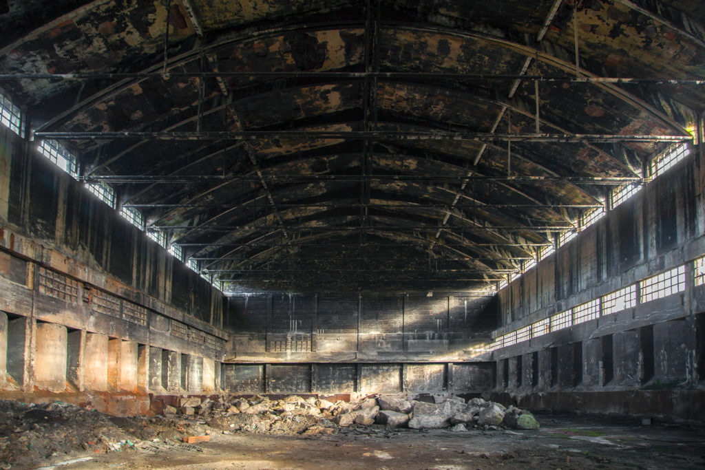 Instalaciones abandonadas de la Factoría de Nitrastur. Langreo. Asturias 2016