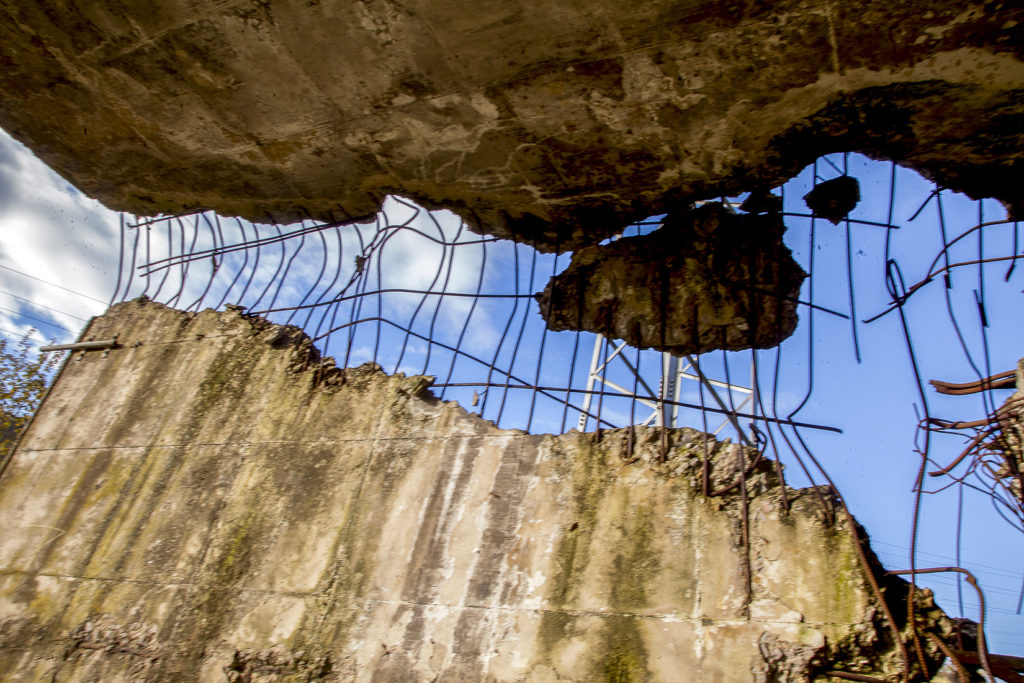 Instalaciones abandonadas de la Factoría de Nitrastur. Langreo. Asturias 2016