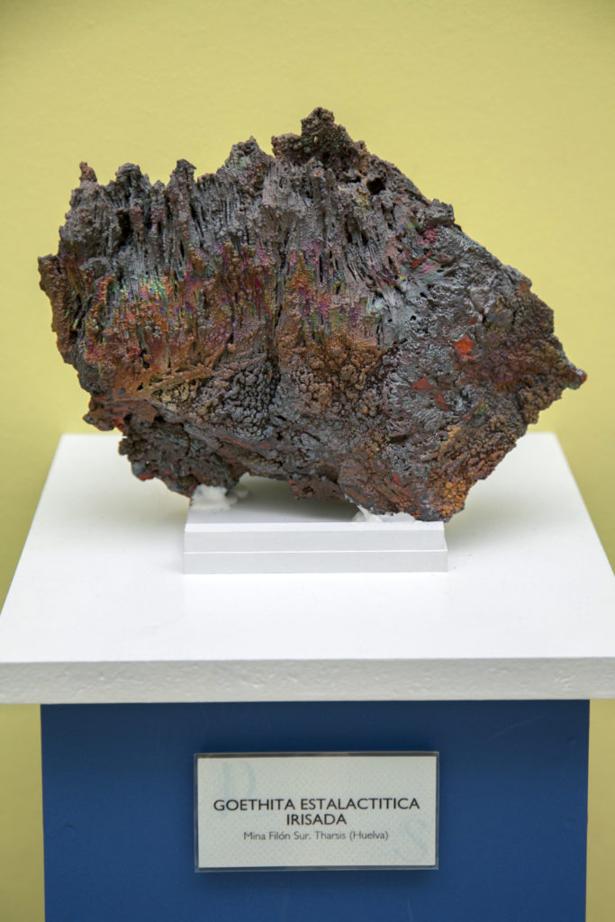 Exposición permanente de Mineralogía, compuesta por 600 piezas. Casa de las Culturas. Bembibre. León 2018