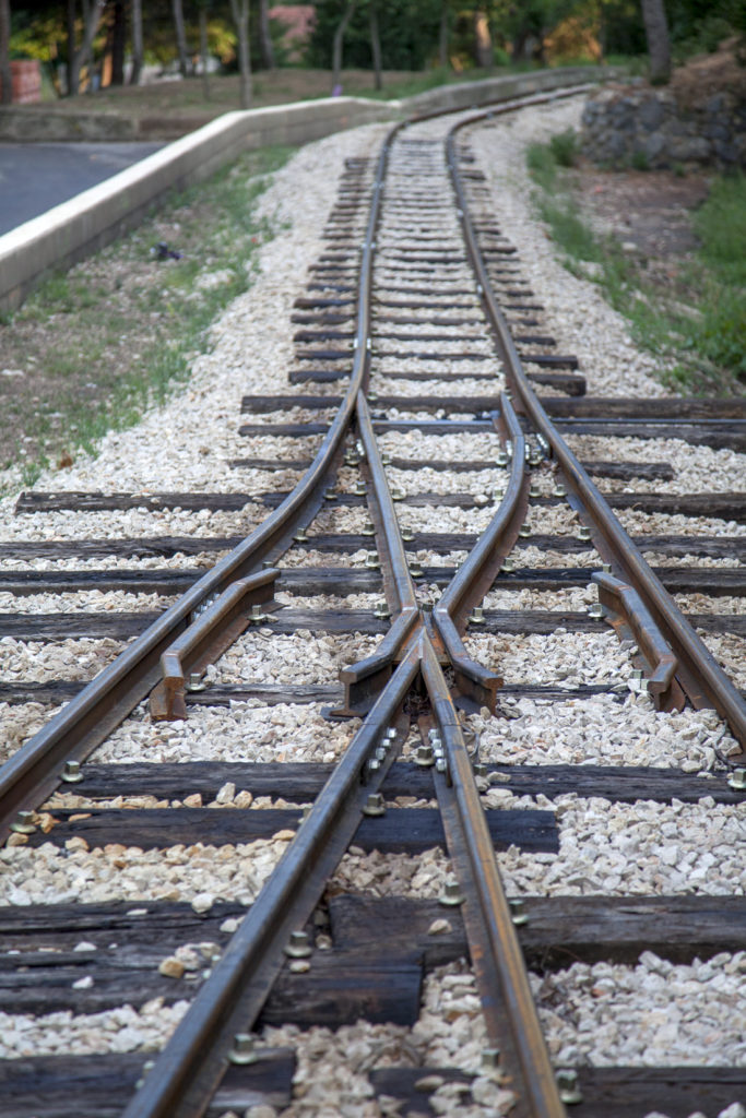 Antiguo trazado del Ferrocarril minero. Parque Temático de la Minería y el Ferrocarril. Utrillas. Teruel 2018