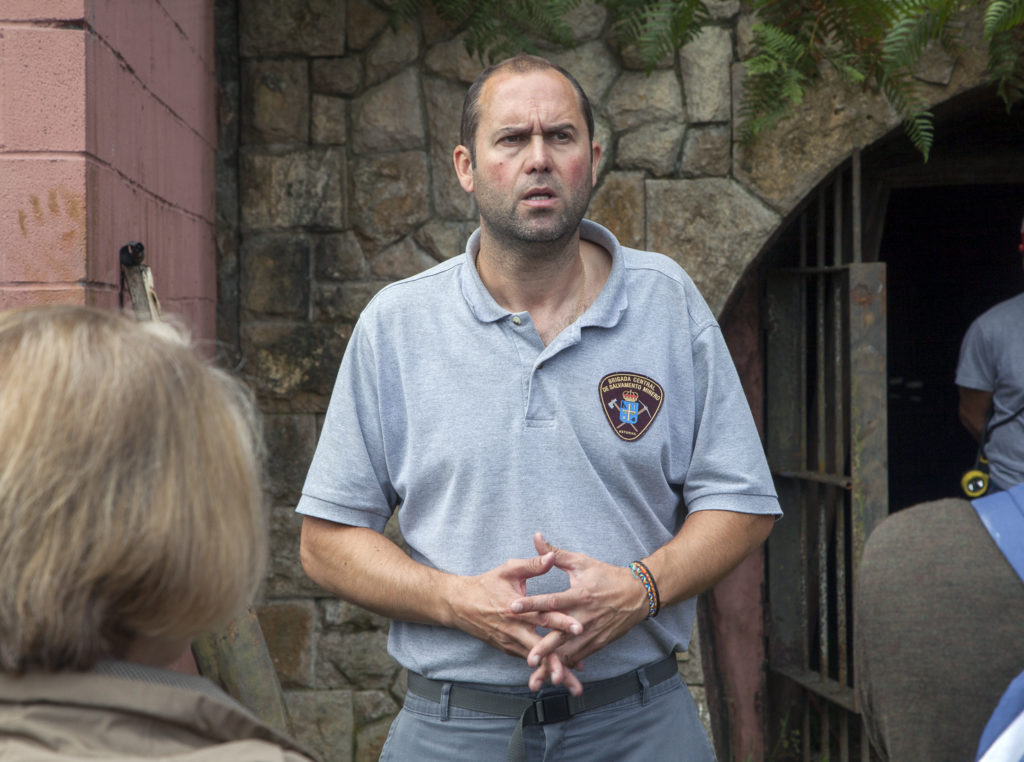 Sergio Tuñon, Jefe de la brigada de Salvamento Minero de Hunosa. Pozo Fondón. Langreo. Asturias 2017