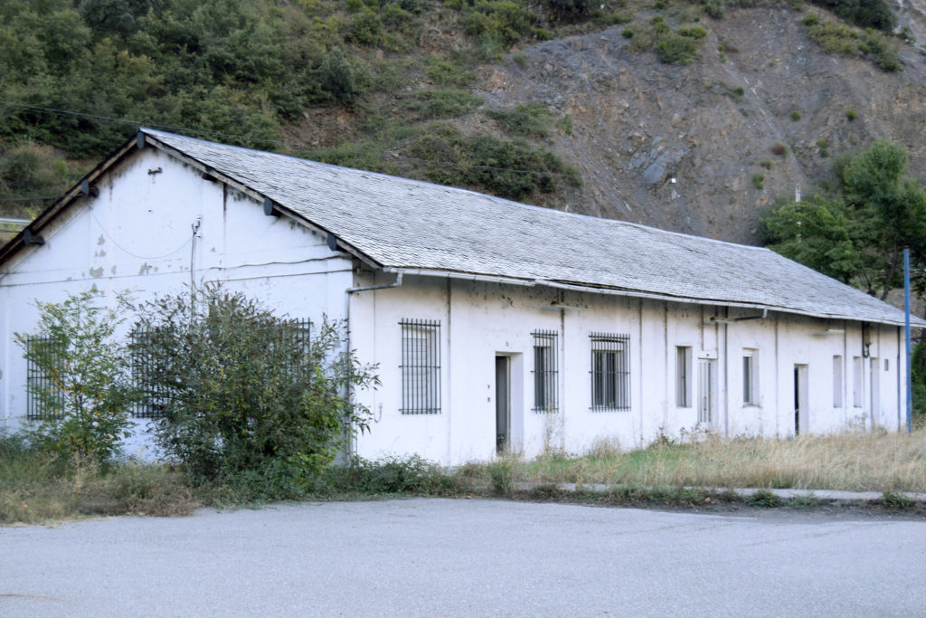 Instalaciones abandonadas del lavadero de La Recuelga, de Antracitas de Fabero. Santa Cruz del Sil. Páramo del Sil. León 2018