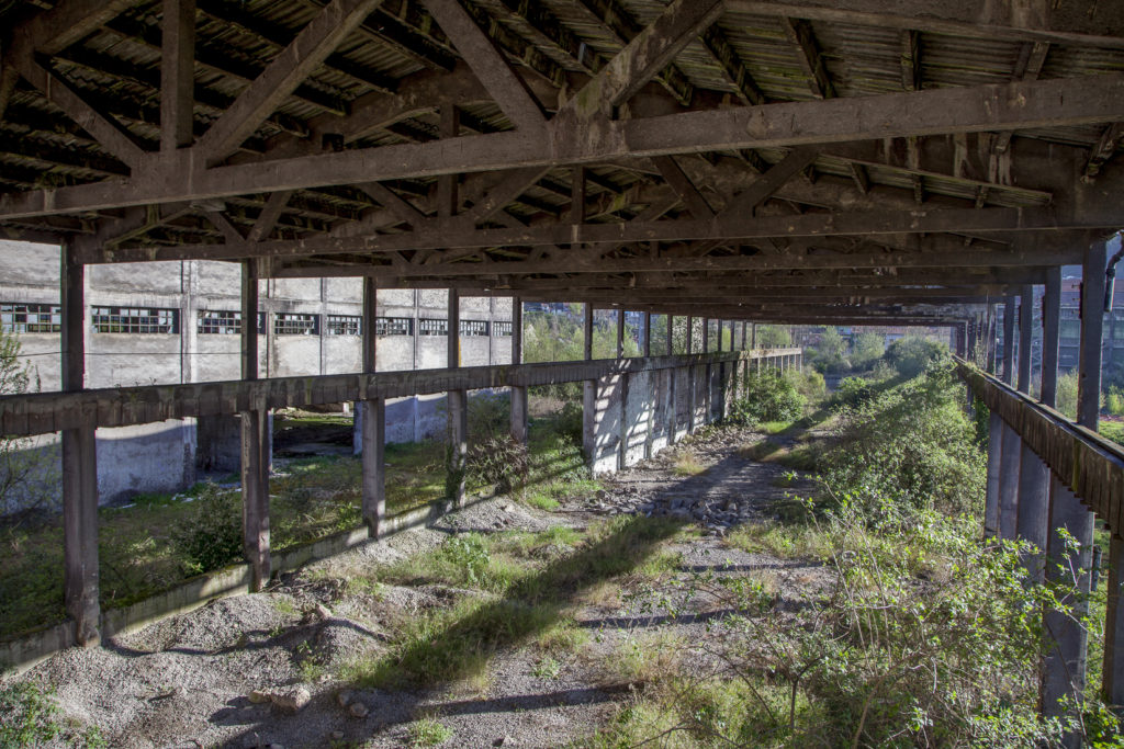 Instalaciones abandonadas de la Factoría de Nitrastur. Langreo. Asturias 2016