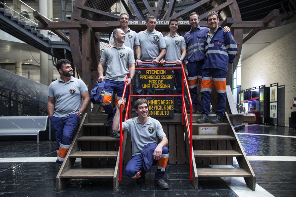 Homenaje de Preventiva Seguros a las Brigadas de Salvamento Minero de España, en el Museo de la Minería y la Industria de Asturias. San Martín del Rey Aurelio 2019