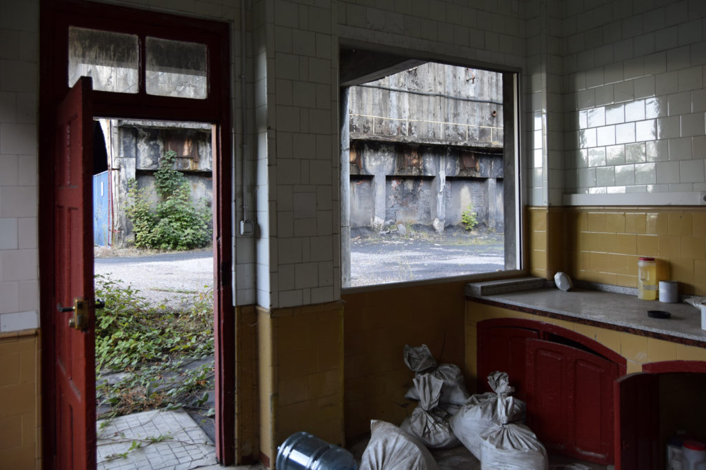 Instalaciones abandonadas del lavadero de La Recuelga, de Antracitas de Fabero. Santa Cruz del Sil. Páramo del Sil. León 2018