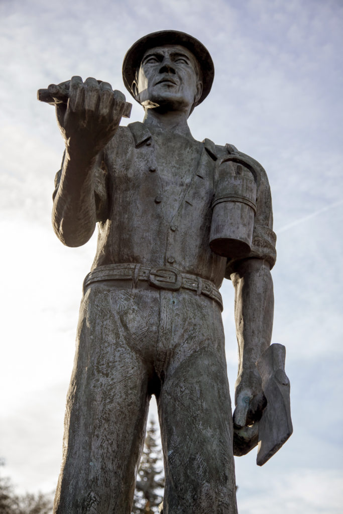 Monumento minero. Torre del Bierzo. León 2018